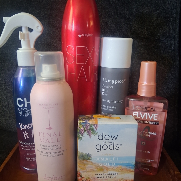 Custom Variety Pack Other - Hair Care Bundle Heat Protection/Styling/Finishing Spray & Serum